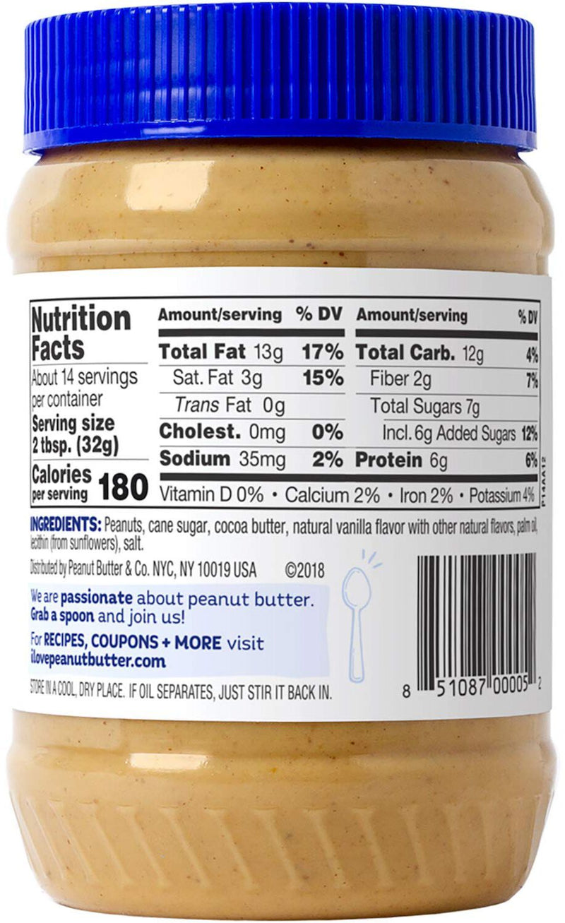 Peanut Butter & Co. Peanut Butter, White Chocolatey Wonderful 16 oz. - High-quality Nuts, Seeds and Fruits by Peanut Butter & Co. at 