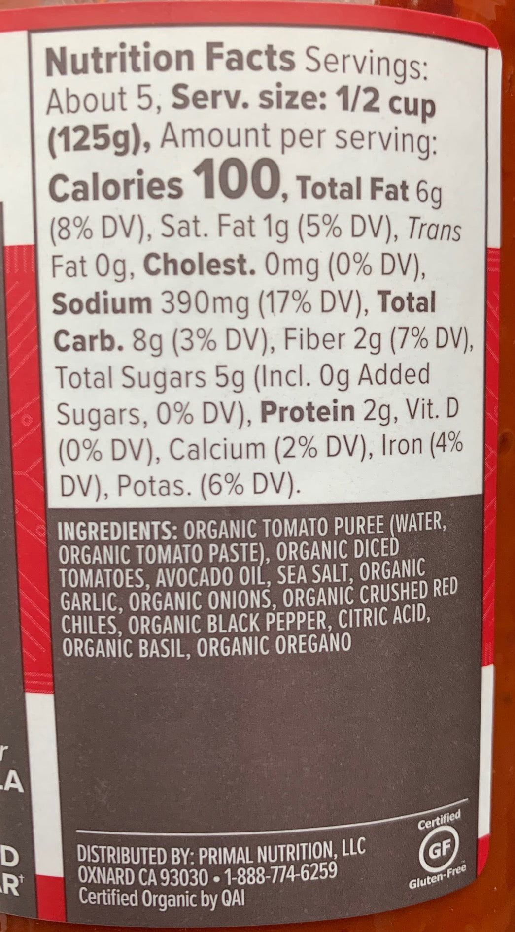 #Flavor_Arrabbiata Marinara, 23.5 oz