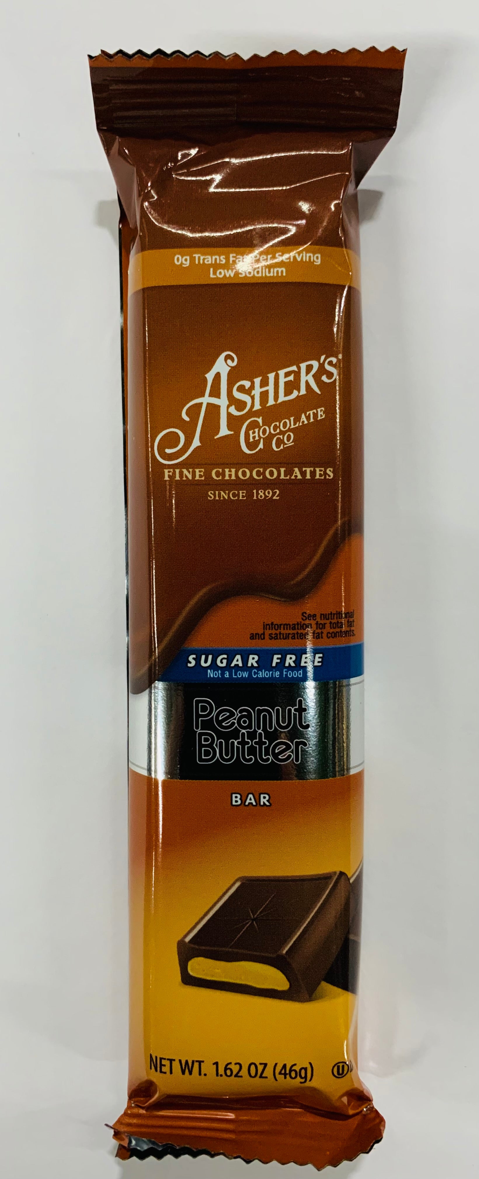 Asher's Chocolate Sugar-Free Chocolate Bars - Peanut Butter - High-quality Chocolate Bar by Asher's Chocolate at BariatricPal Store
