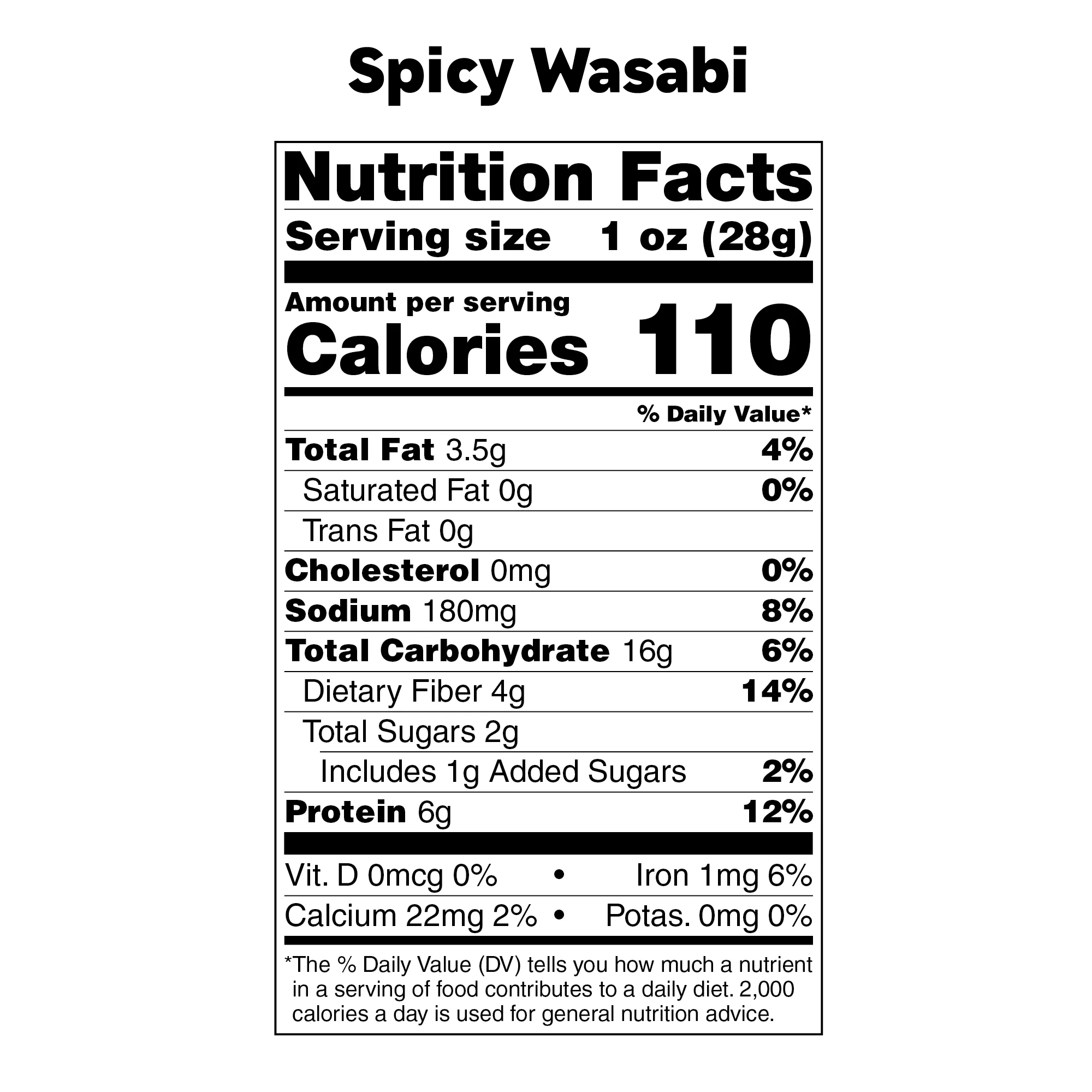 Enlightened Crunchy Broad Beans - Spicy Wasabi (4.5 oz) - High-quality Roasted Broad Bean Crisps by Enlightened at BariatricPal Store