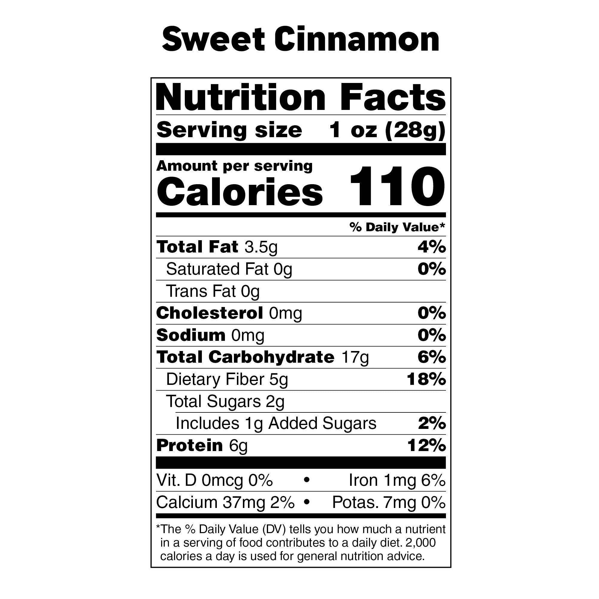 Enlightened Crunchy Broad Bean - Sweet Cinnamon (4.5 oz) - High-quality Roasted Broad Bean Crisps by Enlightened at BariatricPal Store