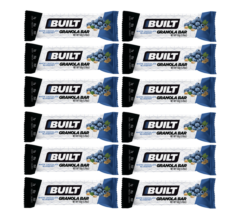 Built Bar Protein Granola Bar - White Chocolate Blueberry - High-quality Protein Bars by Built Bar at 