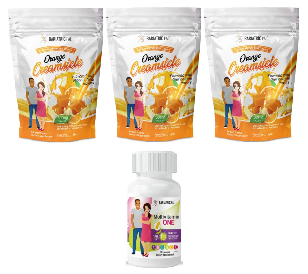 Gastric Sleeve Complete Bariatric Vitamin Pack by BariatricPal - Capsules - High-quality Vitamin Pack by BariatricPal at BariatricPal Store