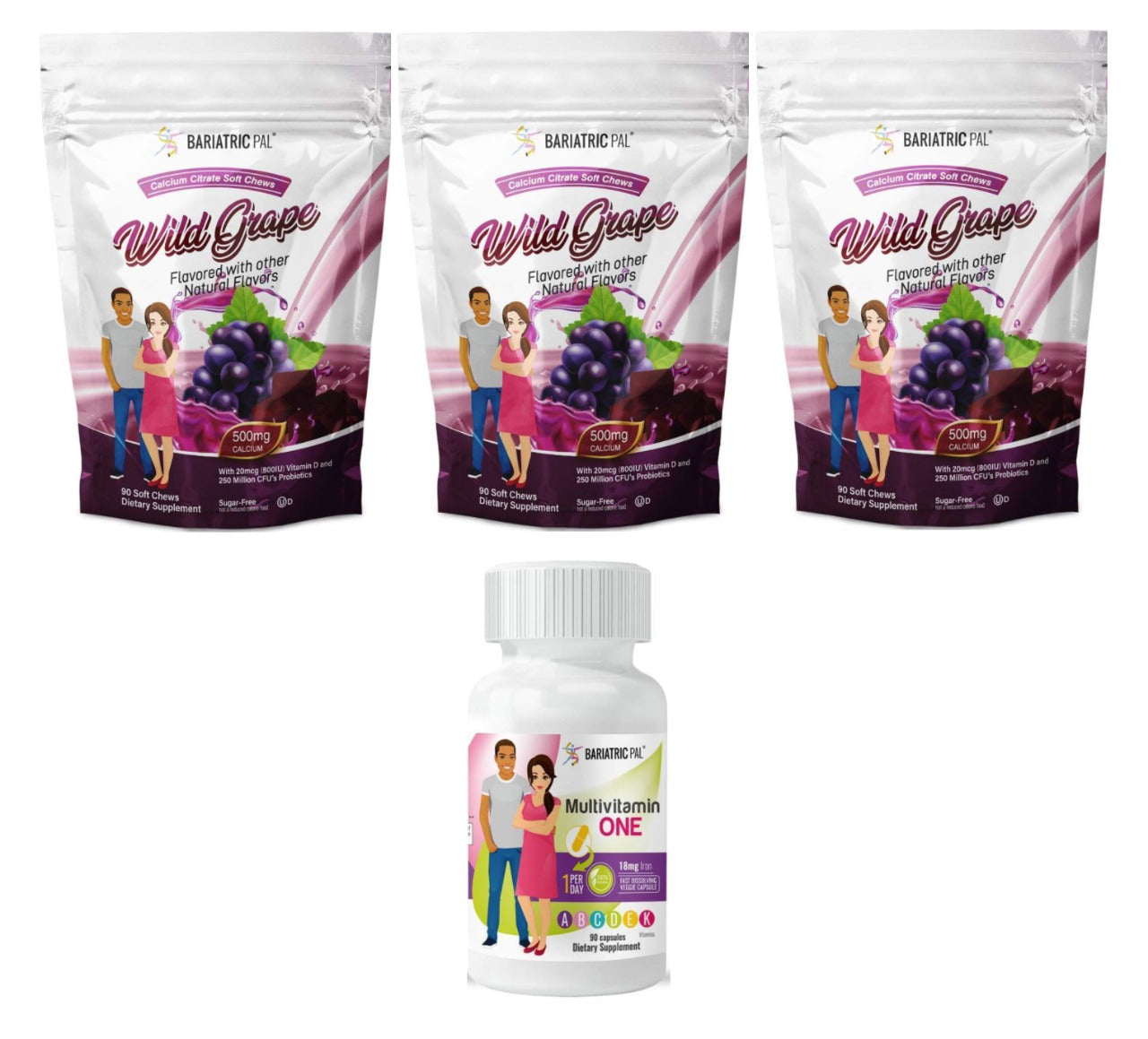 Gastric Bypass Complete Bariatric Vitamin Pack by BariatricPal - Capsules - High-quality Vitamin Pack by BariatricPal at BariatricPal Store