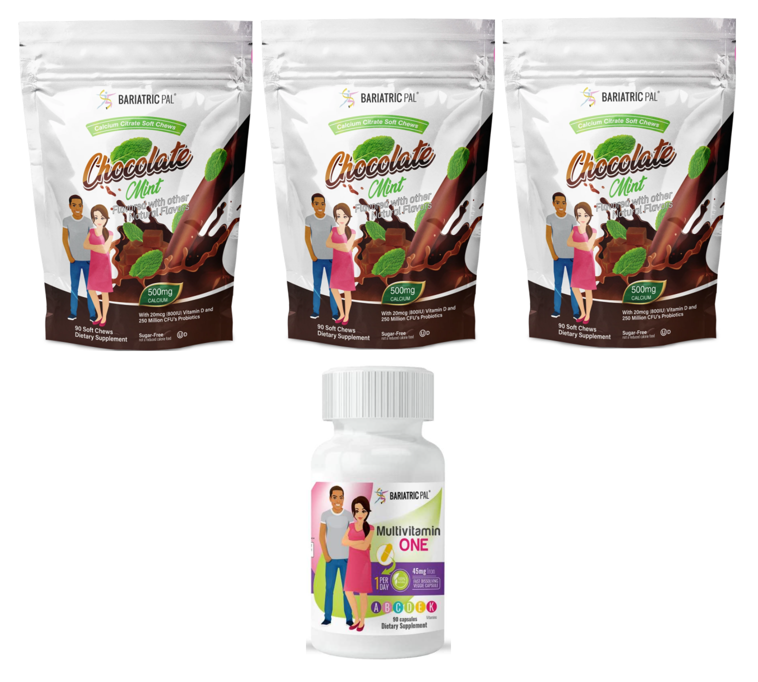 Gastric Sleeve Complete Bariatric Vitamin Pack by BariatricPal - Capsules - High-quality Vitamin Pack by BariatricPal at BariatricPal Store