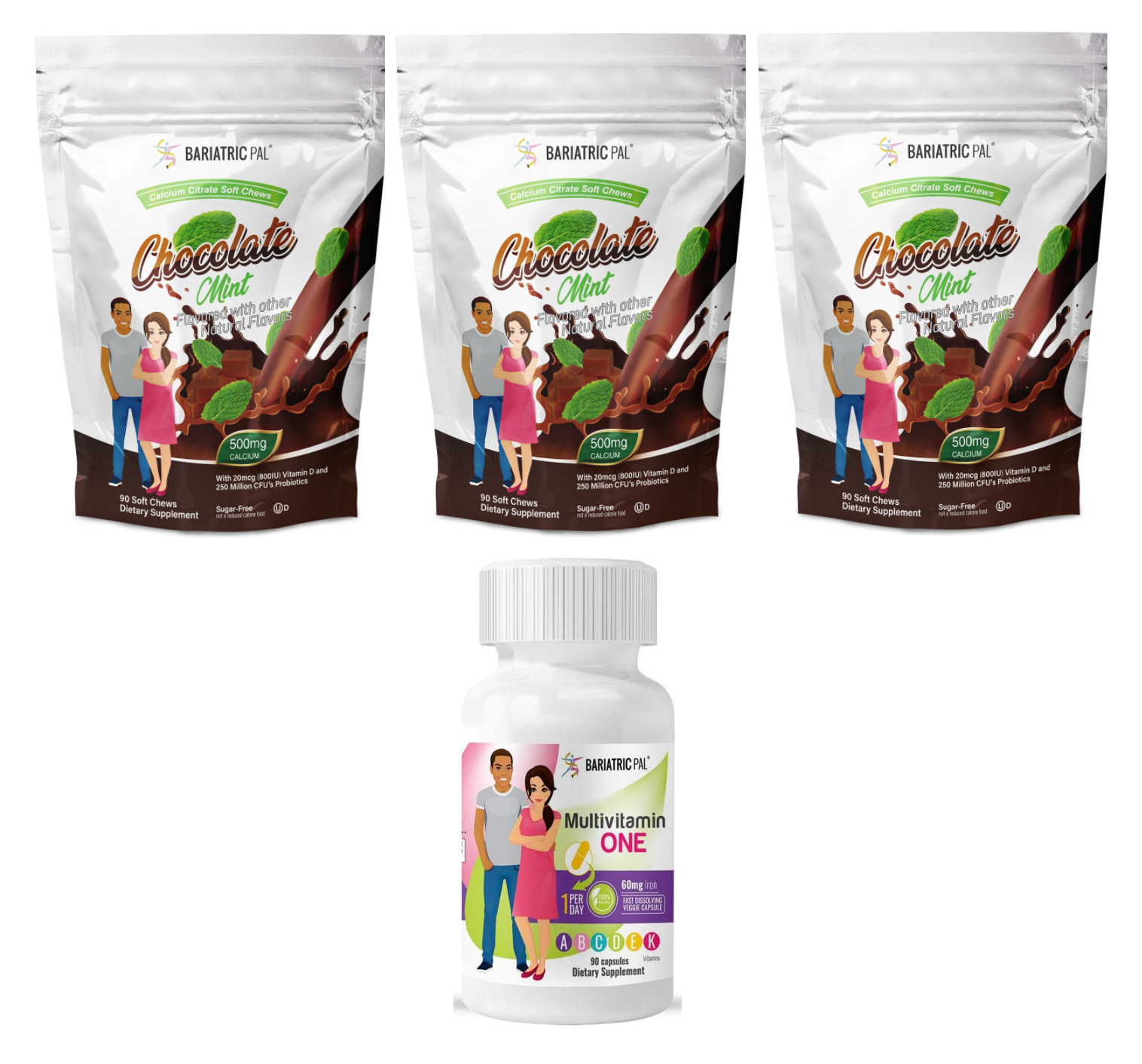 Gastric Bypass Complete Bariatric Vitamin Pack by BariatricPal - Capsules - High-quality Vitamin Pack by BariatricPal at BariatricPal Store