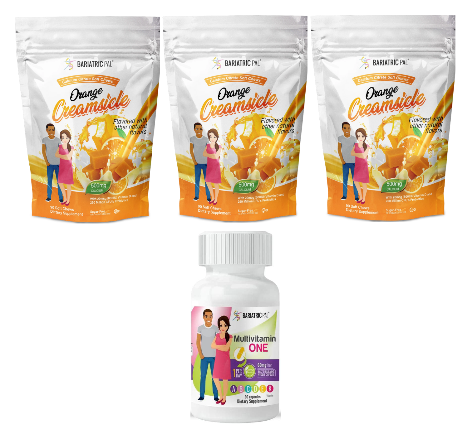 Gastric Bypass Complete Bariatric Vitamin Pack by BariatricPal - Capsules - High-quality Vitamin Pack by BariatricPal at BariatricPal Store