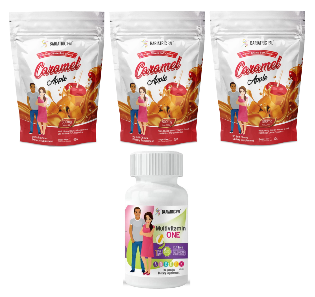 Gastric Bypass Complete Bariatric Vitamin Pack by BariatricPal - Capsules - High-quality Vitamin Pack by BariatricPal at BariatricPal Store