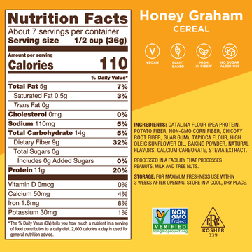 Catalina Crunch Keto Cereal - Honey Graham - High-quality Cereal by Catalina Crunch at BariatricPal Store
