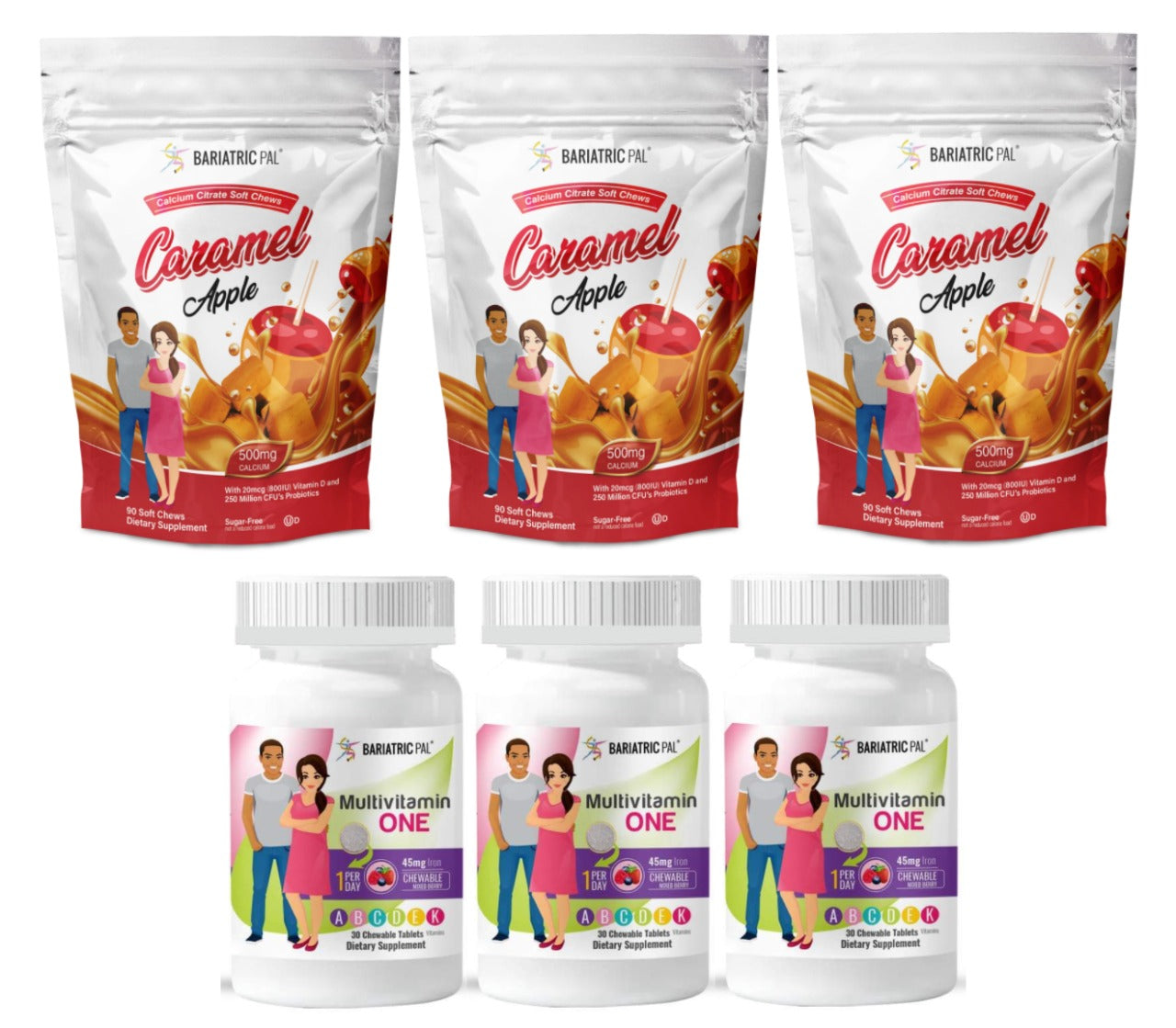 Gastric Bypass Complete Bariatric Vitamin Pack by BariatricPal - Chewables - High-quality by BariatricPal at BariatricPal Store