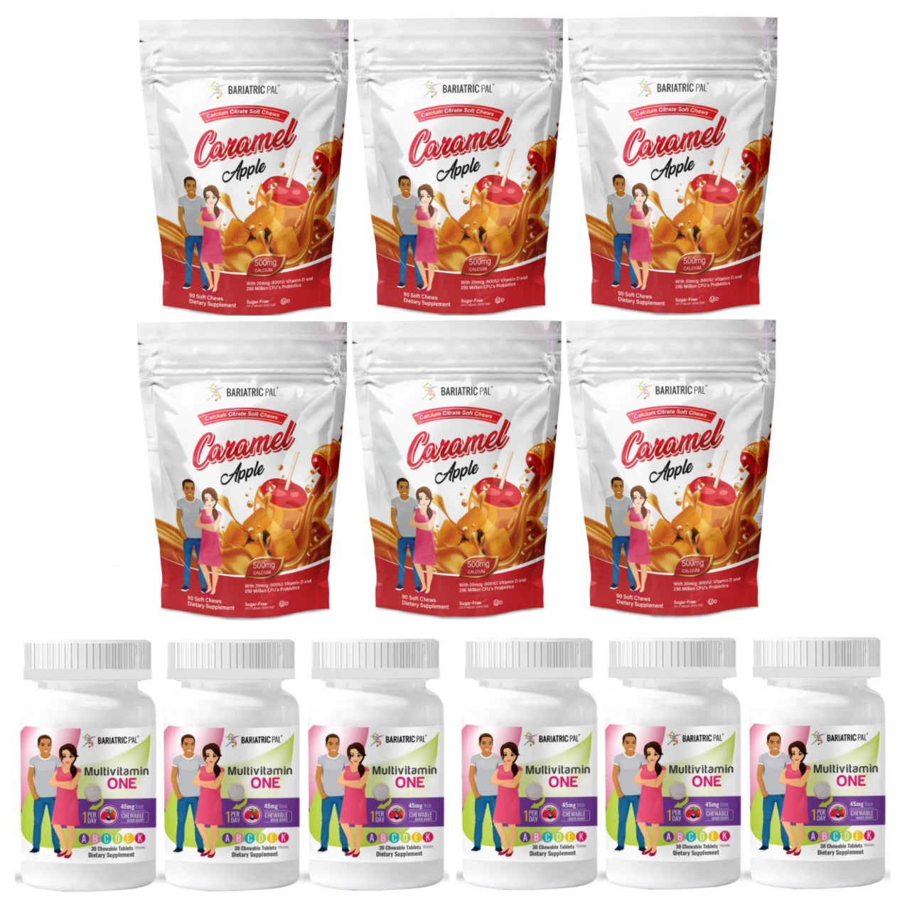 Gastric Sleeve Complete Bariatric Vitamin Pack by BariatricPal - Chewables - High-quality Vitamin Pack by BariatricPal at BariatricPal Store