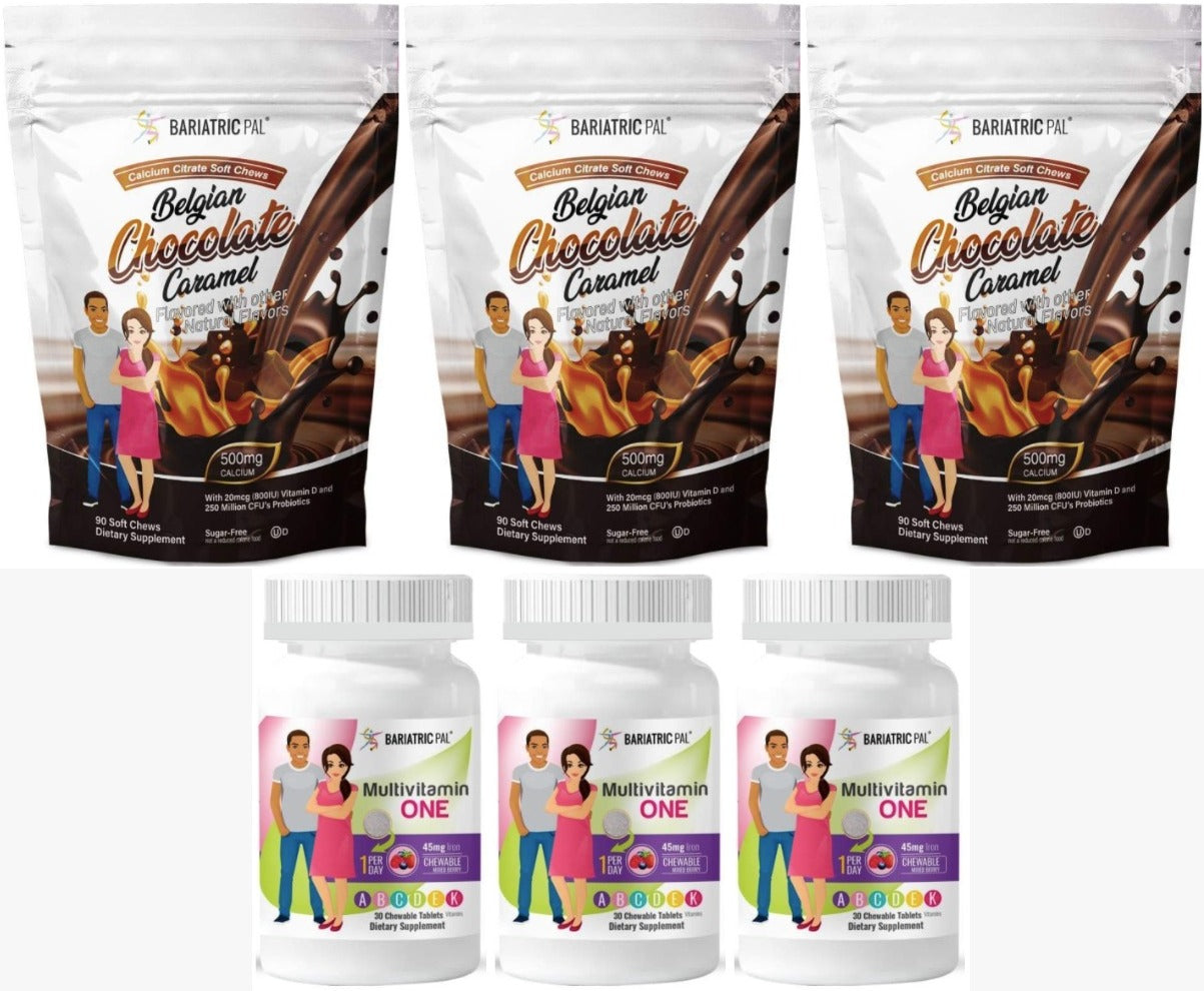 Gastric Sleeve Complete Bariatric Vitamin Pack by BariatricPal - Chewables - High-quality Vitamin Pack by BariatricPal at BariatricPal Store