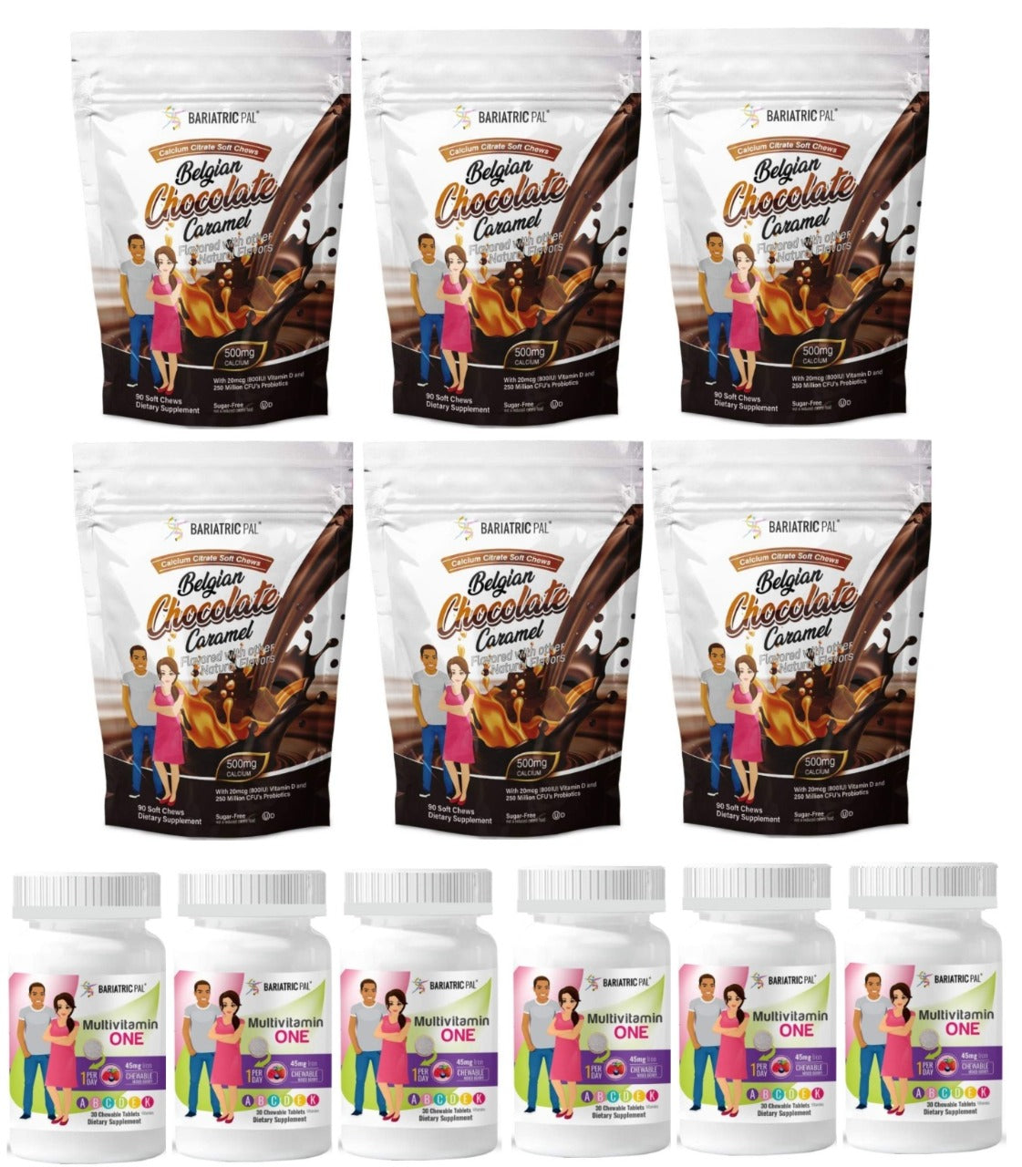 Gastric Sleeve Complete Bariatric Vitamin Pack by BariatricPal - Chewables - High-quality Vitamin Pack by BariatricPal at BariatricPal Store