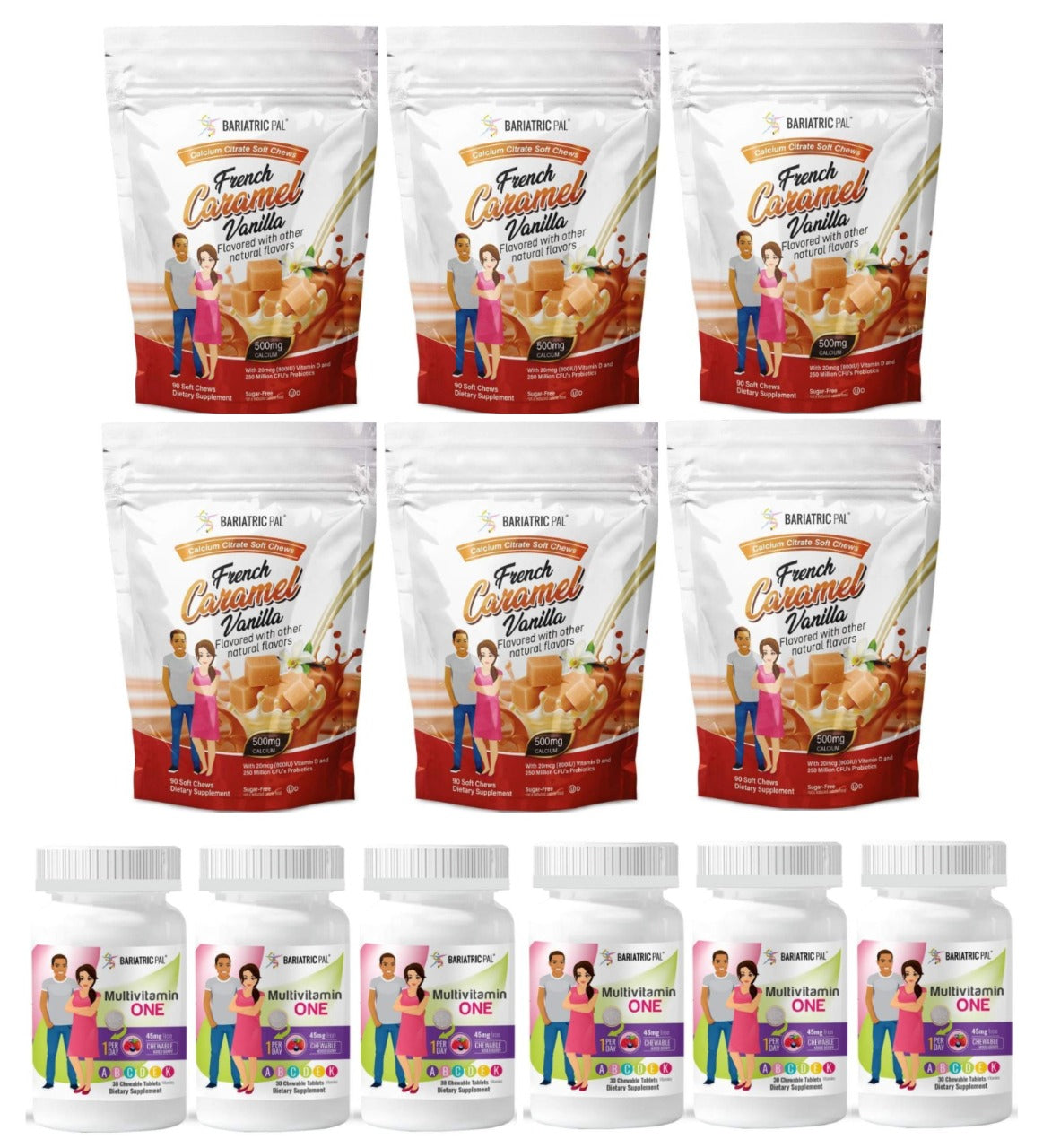 Gastric Sleeve Complete Bariatric Vitamin Pack by BariatricPal - Chewables - High-quality Vitamin Pack by BariatricPal at BariatricPal Store