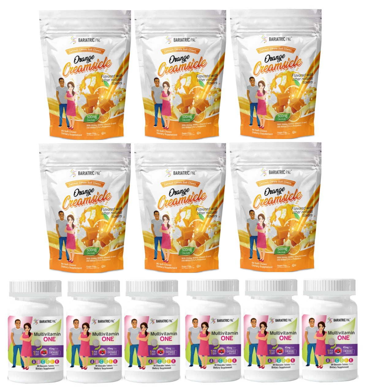 Gastric Sleeve Complete Bariatric Vitamin Pack by BariatricPal - Chewables - High-quality Vitamin Pack by BariatricPal at BariatricPal Store