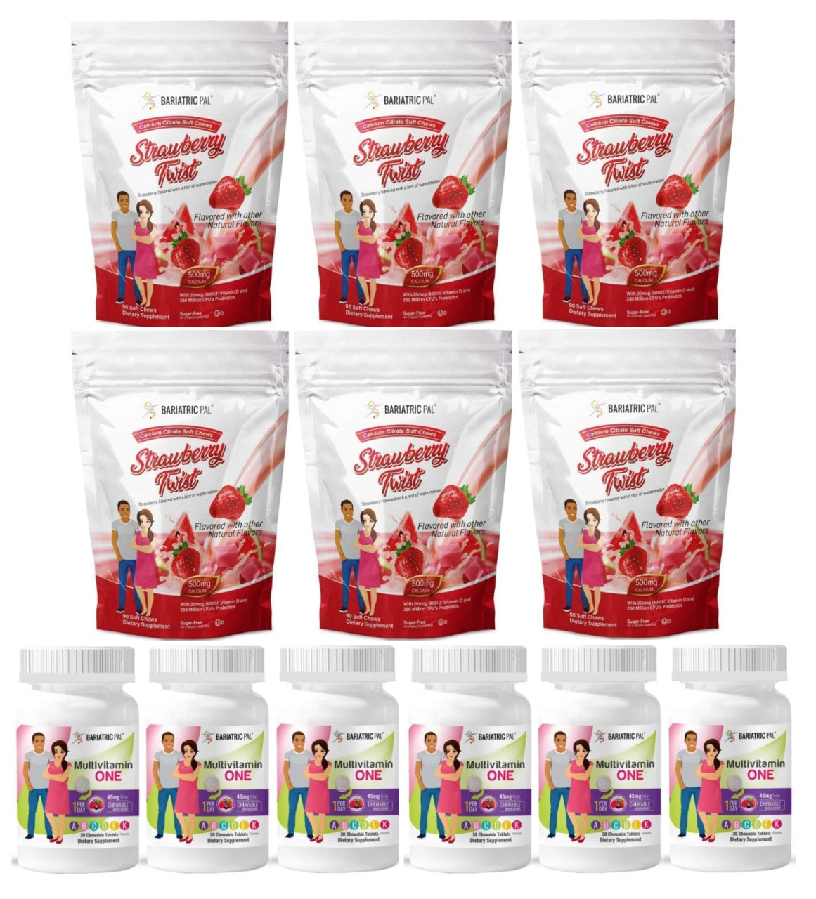 Gastric Sleeve Complete Bariatric Vitamin Pack by BariatricPal - Chewables - High-quality Vitamin Pack by BariatricPal at BariatricPal Store