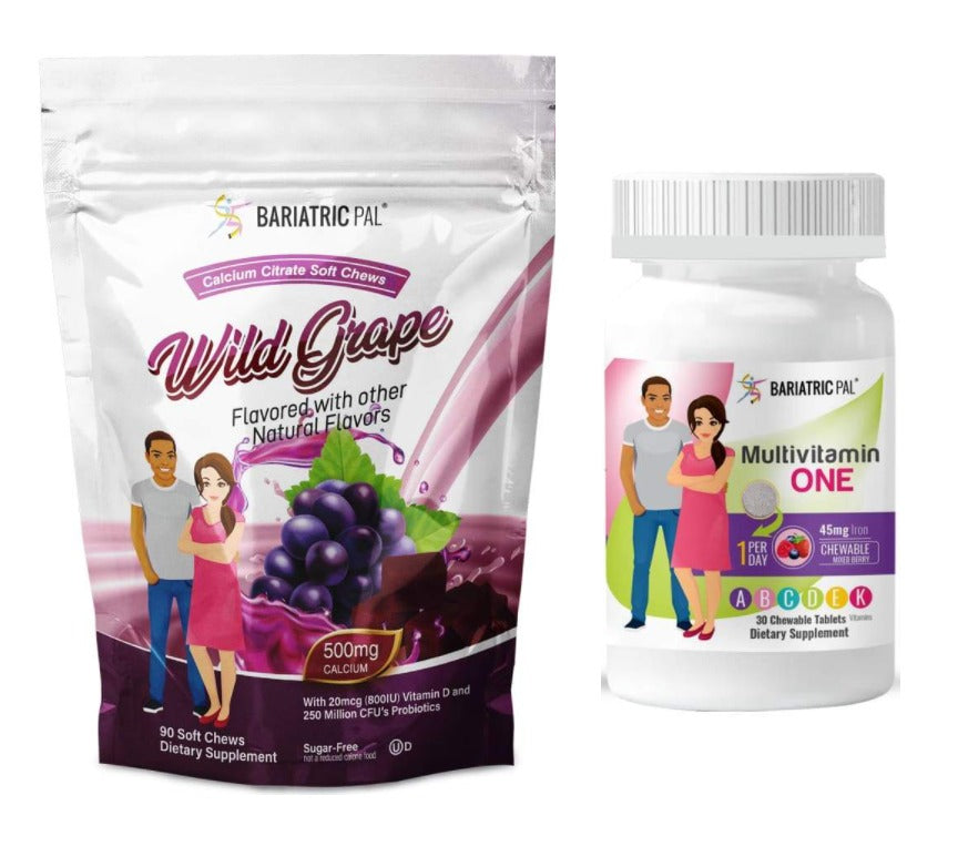 Gastric Sleeve Complete Bariatric Vitamin Pack by BariatricPal - Chewables - High-quality Vitamin Pack by BariatricPal at BariatricPal Store