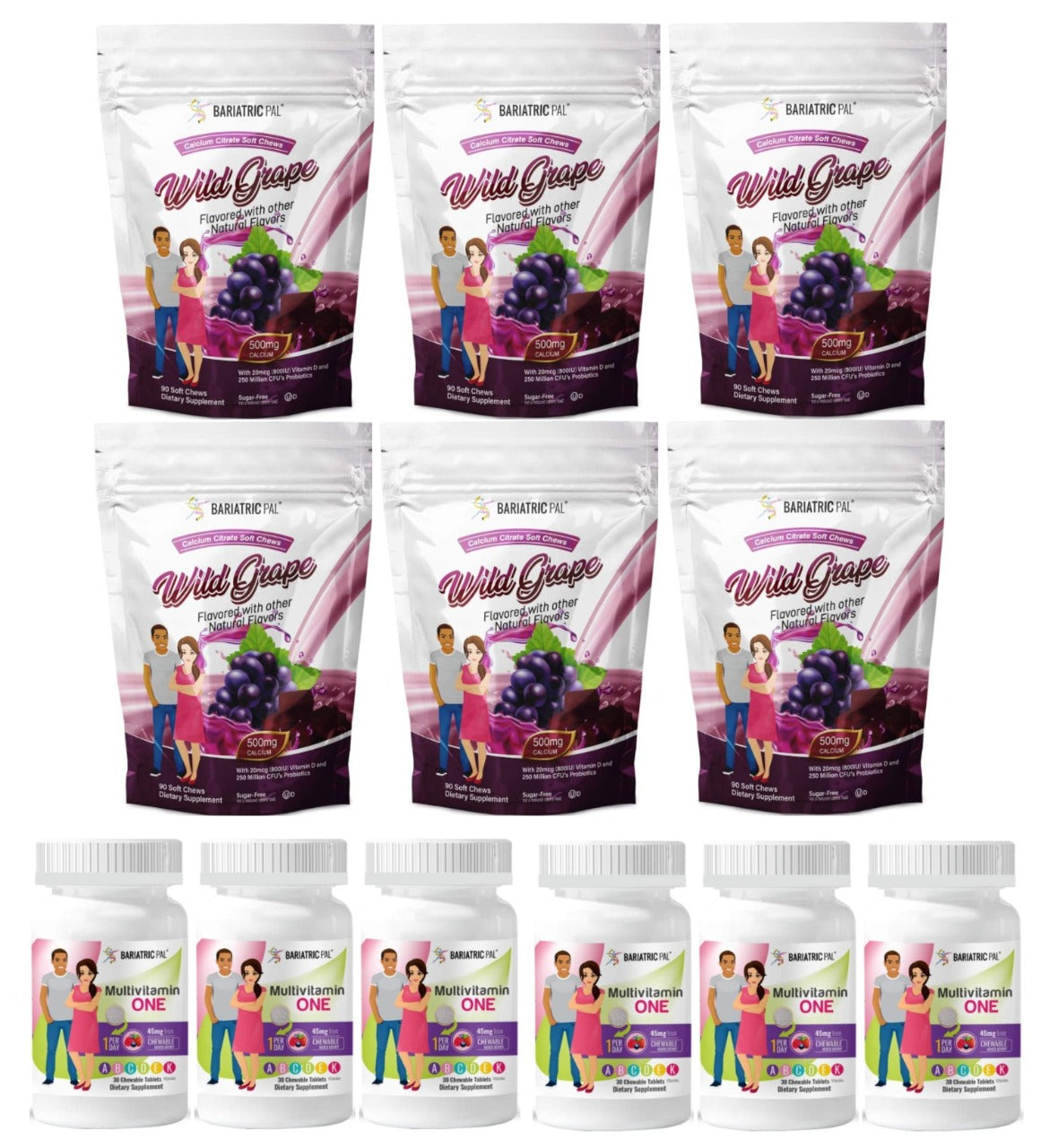 Gastric Sleeve Complete Bariatric Vitamin Pack by BariatricPal - Chewables - High-quality Vitamin Pack by BariatricPal at BariatricPal Store