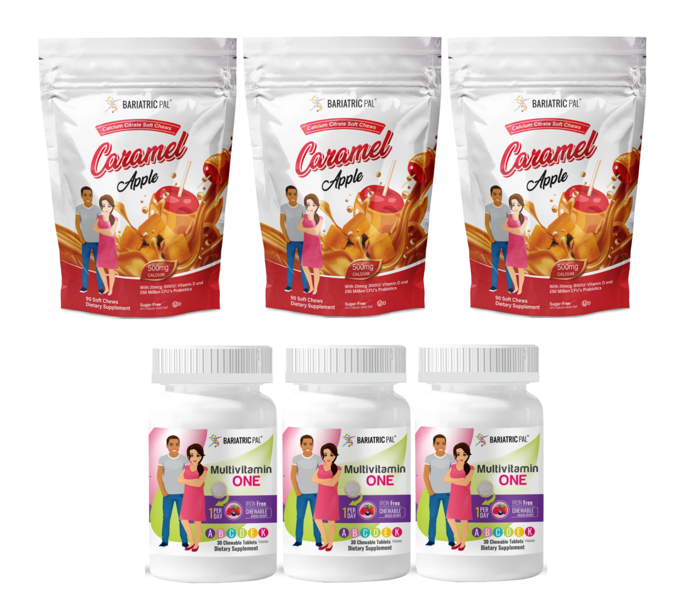 Gastric Bypass Complete Bariatric Vitamin Pack by BariatricPal - Chewables - High-quality by BariatricPal at BariatricPal Store