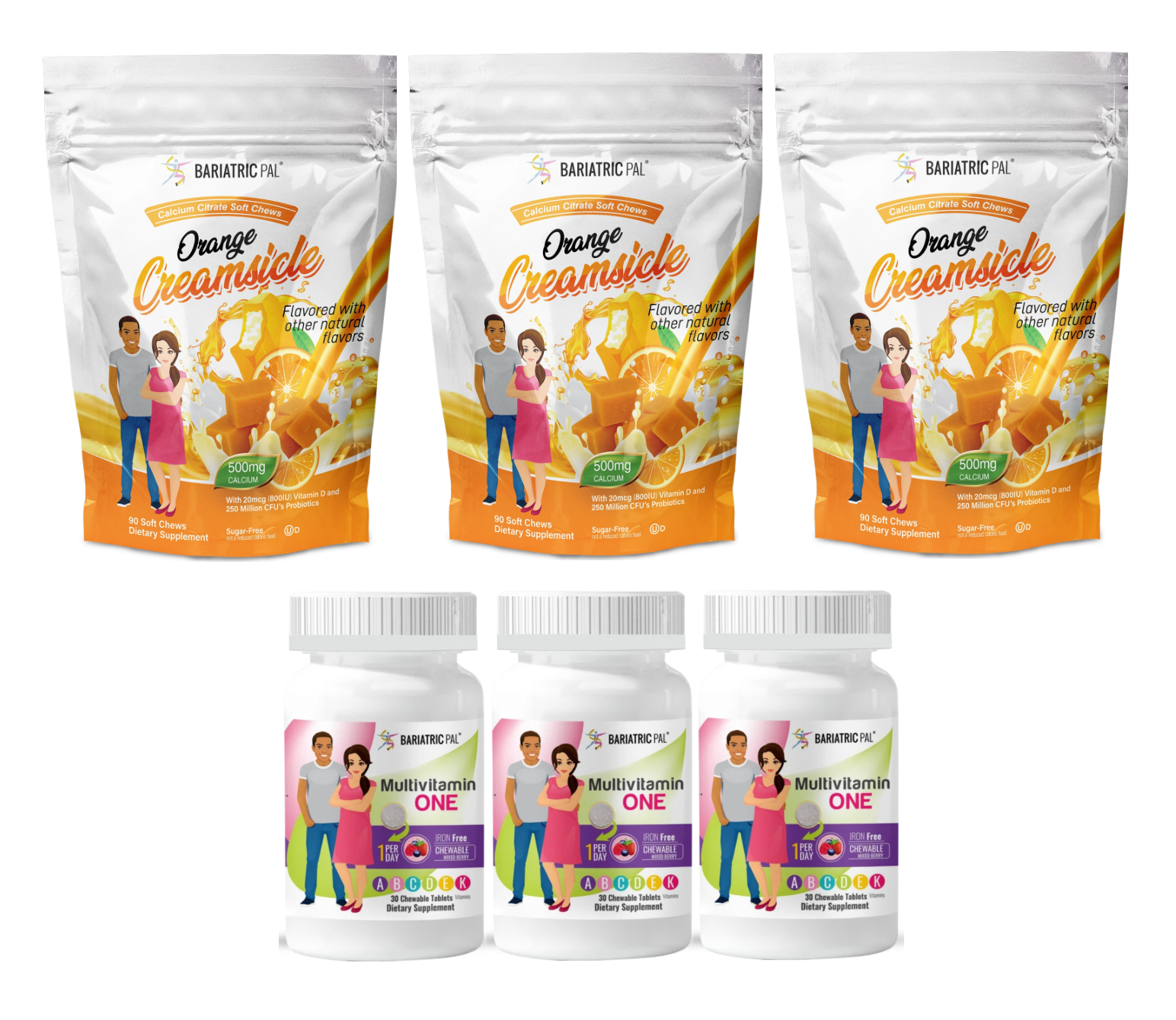 Gastric Bypass Complete Bariatric Vitamin Pack by BariatricPal - Chewables - High-quality by BariatricPal at BariatricPal Store