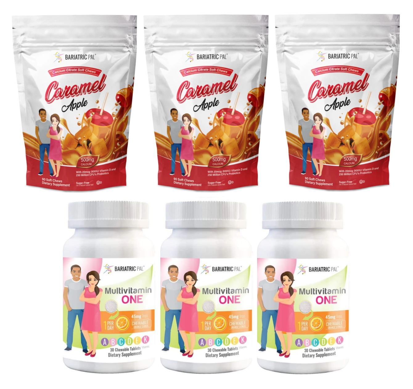 Gastric Bypass Complete Bariatric Vitamin Pack by BariatricPal - Chewables - High-quality  by BariatricPal at 