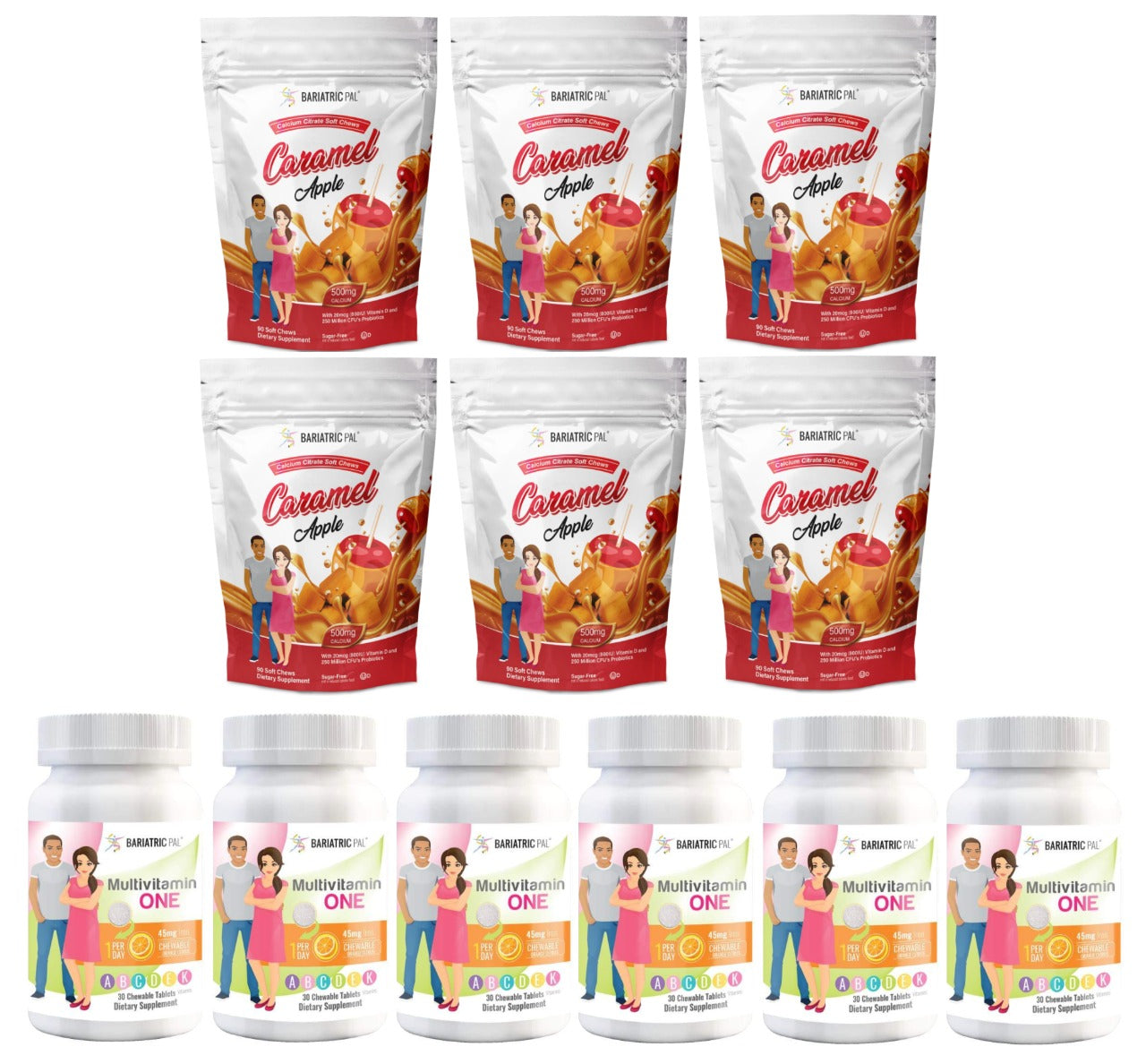 Gastric Sleeve Complete Bariatric Vitamin Pack by BariatricPal - Chewables - High-quality Vitamin Pack by BariatricPal at BariatricPal Store