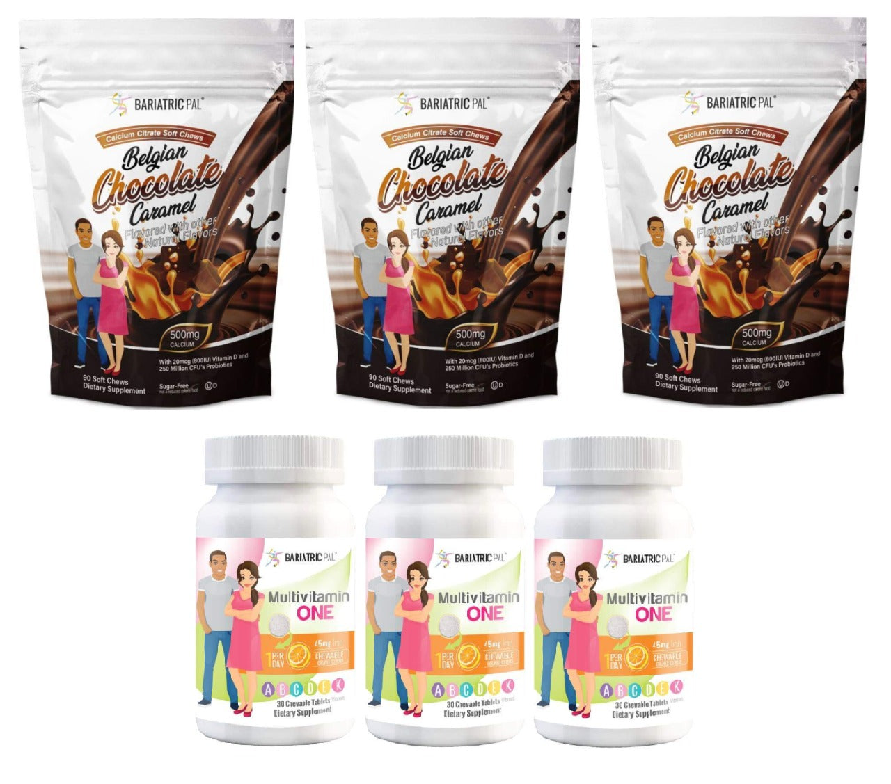 Gastric Bypass Complete Bariatric Vitamin Pack by BariatricPal - Chewables - High-quality by BariatricPal at BariatricPal Store