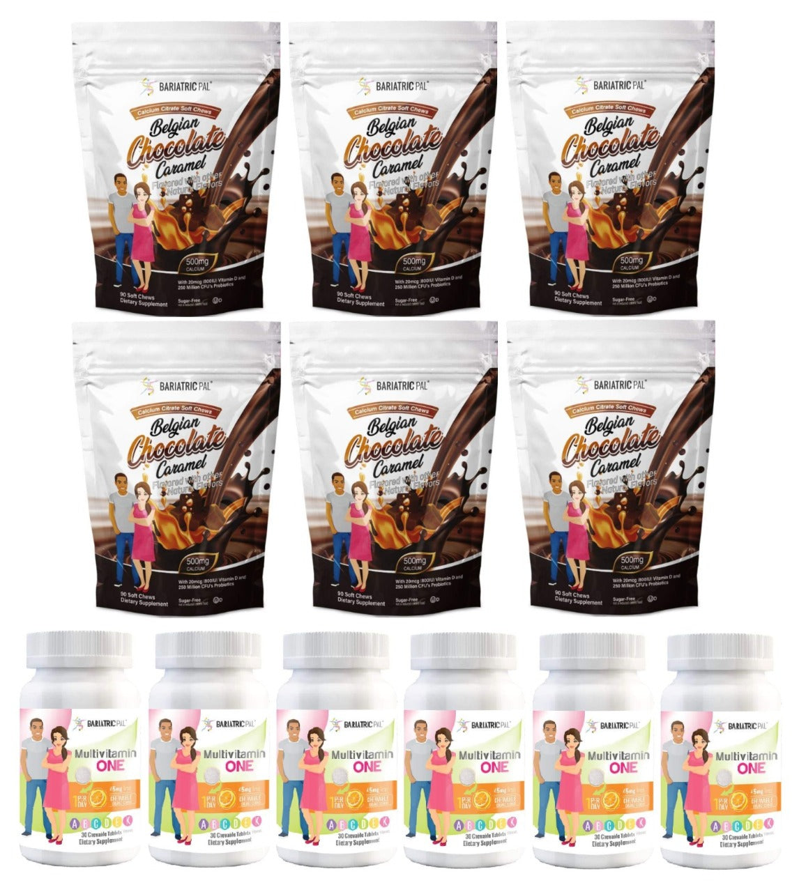 Gastric Sleeve Complete Bariatric Vitamin Pack by BariatricPal - Chewables - High-quality Vitamin Pack by BariatricPal at BariatricPal Store