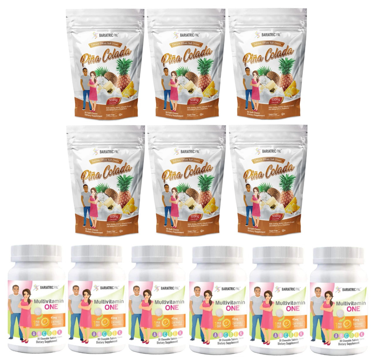 Gastric Sleeve Complete Bariatric Vitamin Pack by BariatricPal - Chewables - High-quality Vitamin Pack by BariatricPal at BariatricPal Store