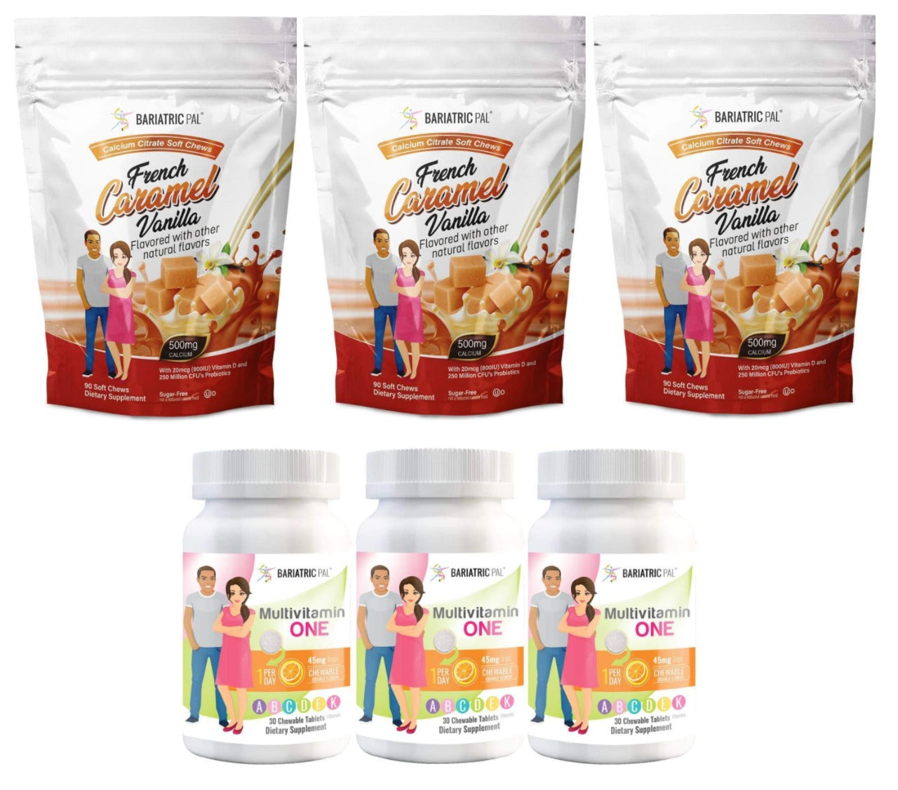 Gastric Bypass Complete Bariatric Vitamin Pack by BariatricPal - Chewables - High-quality by BariatricPal at BariatricPal Store