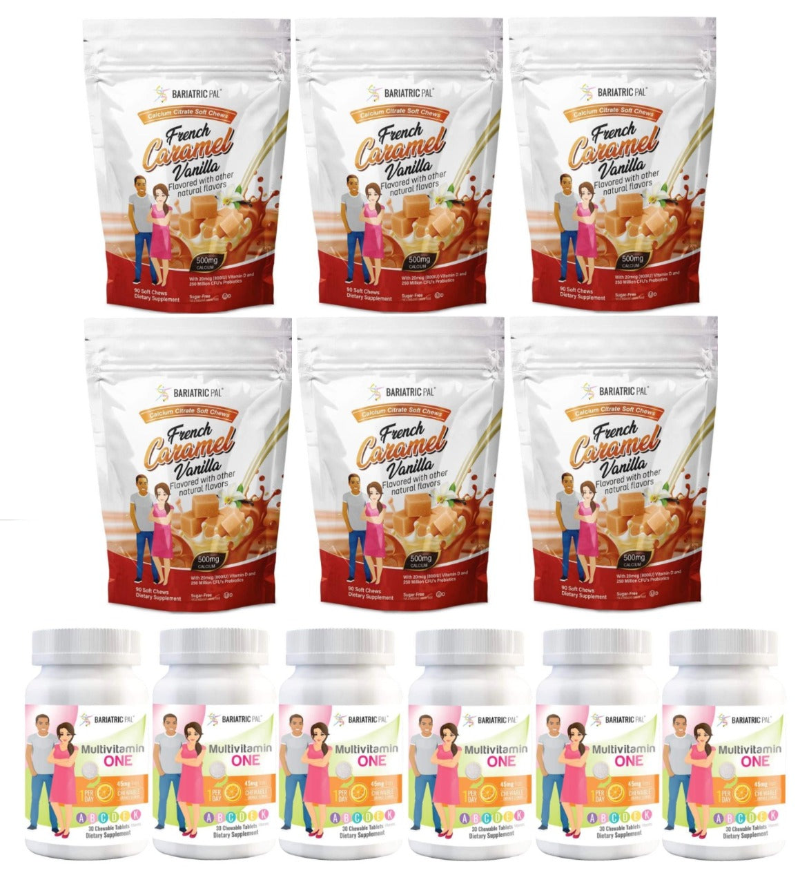 Gastric Sleeve Complete Bariatric Vitamin Pack by BariatricPal - Chewables - High-quality Vitamin Pack by BariatricPal at BariatricPal Store