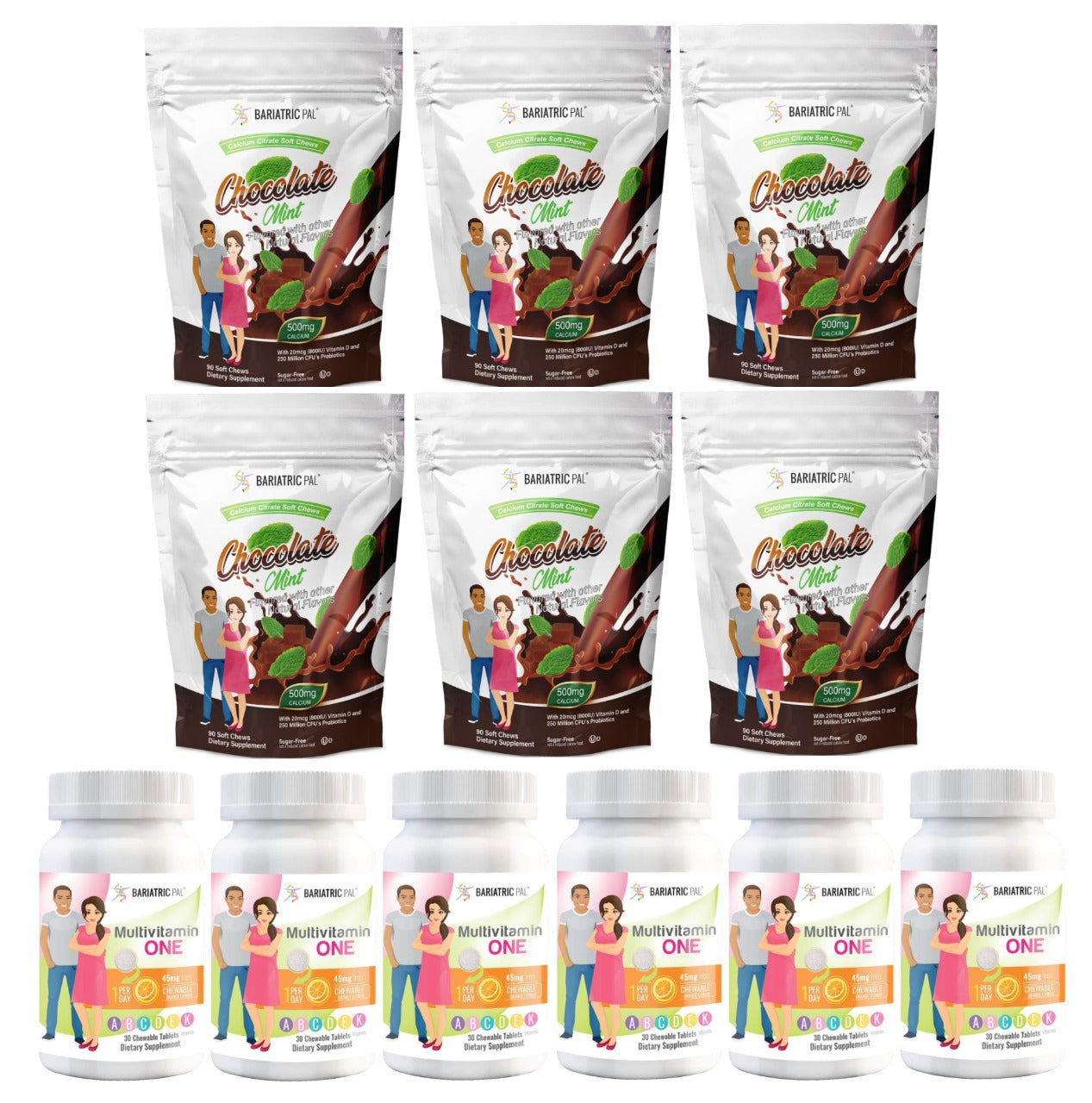 Gastric Sleeve Complete Bariatric Vitamin Pack by BariatricPal - Chewables - High-quality Vitamin Pack by BariatricPal at BariatricPal Store