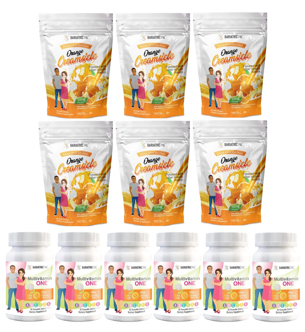 Gastric Sleeve Complete Bariatric Vitamin Pack by BariatricPal - Chewables - High-quality Vitamin Pack by BariatricPal at BariatricPal Store