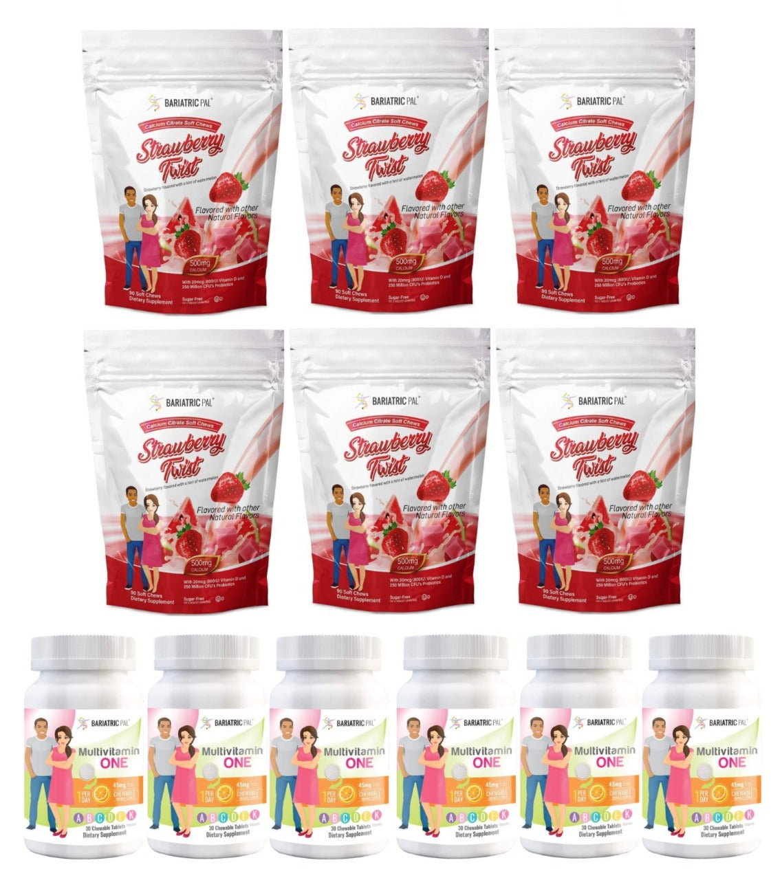 Gastric Sleeve Complete Bariatric Vitamin Pack by BariatricPal - Chewables - High-quality Vitamin Pack by BariatricPal at BariatricPal Store