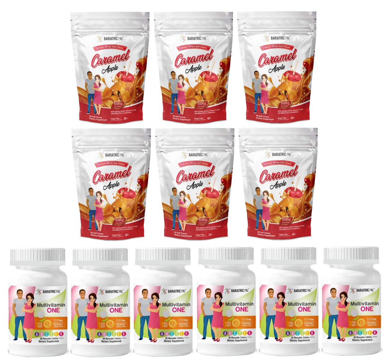 Gastric Sleeve Complete Bariatric Vitamin Pack by BariatricPal - Chewables - High-quality Vitamin Pack by BariatricPal at BariatricPal Store