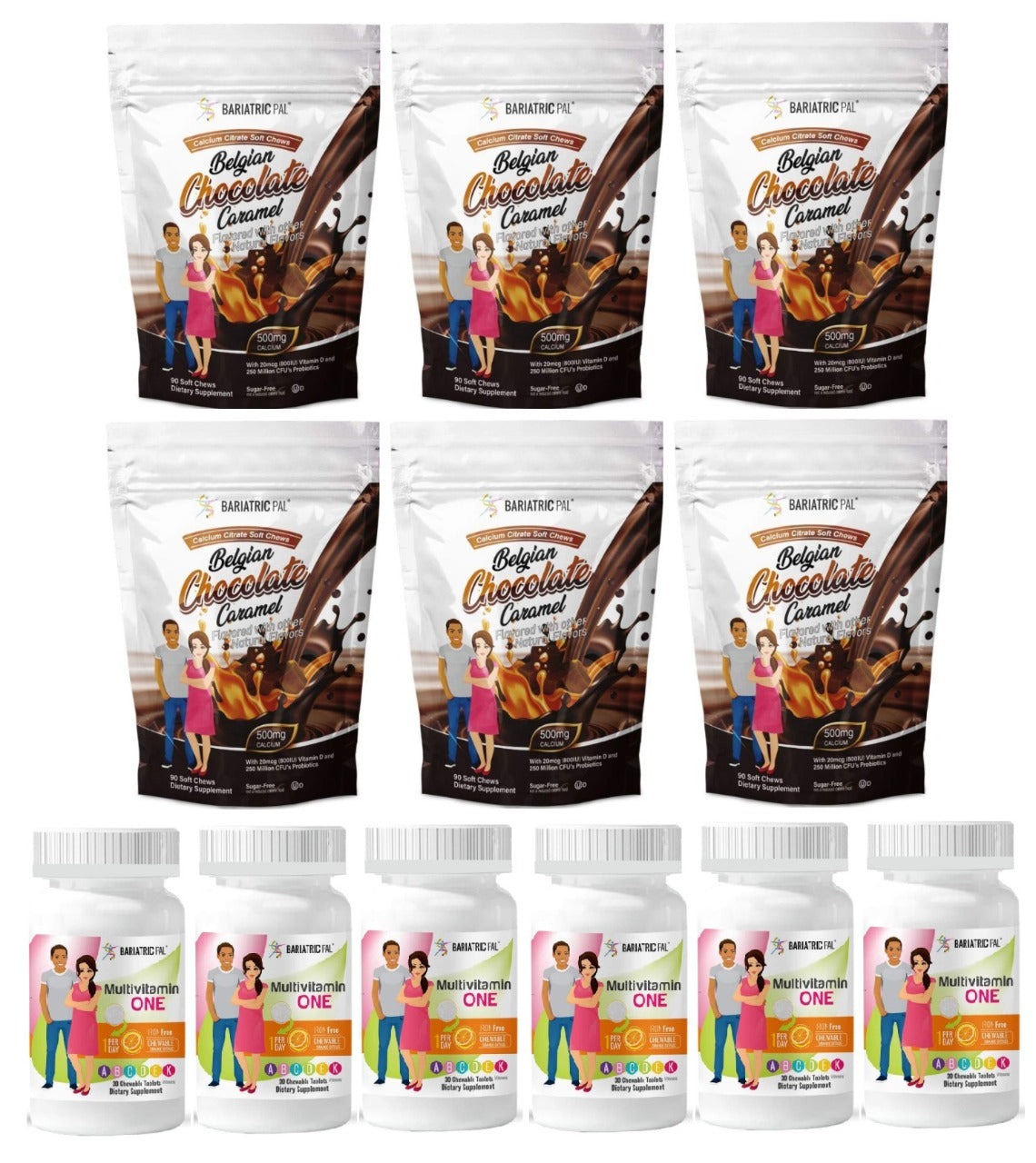 Gastric Sleeve Complete Bariatric Vitamin Pack by BariatricPal - Chewables - High-quality Vitamin Pack by BariatricPal at BariatricPal Store