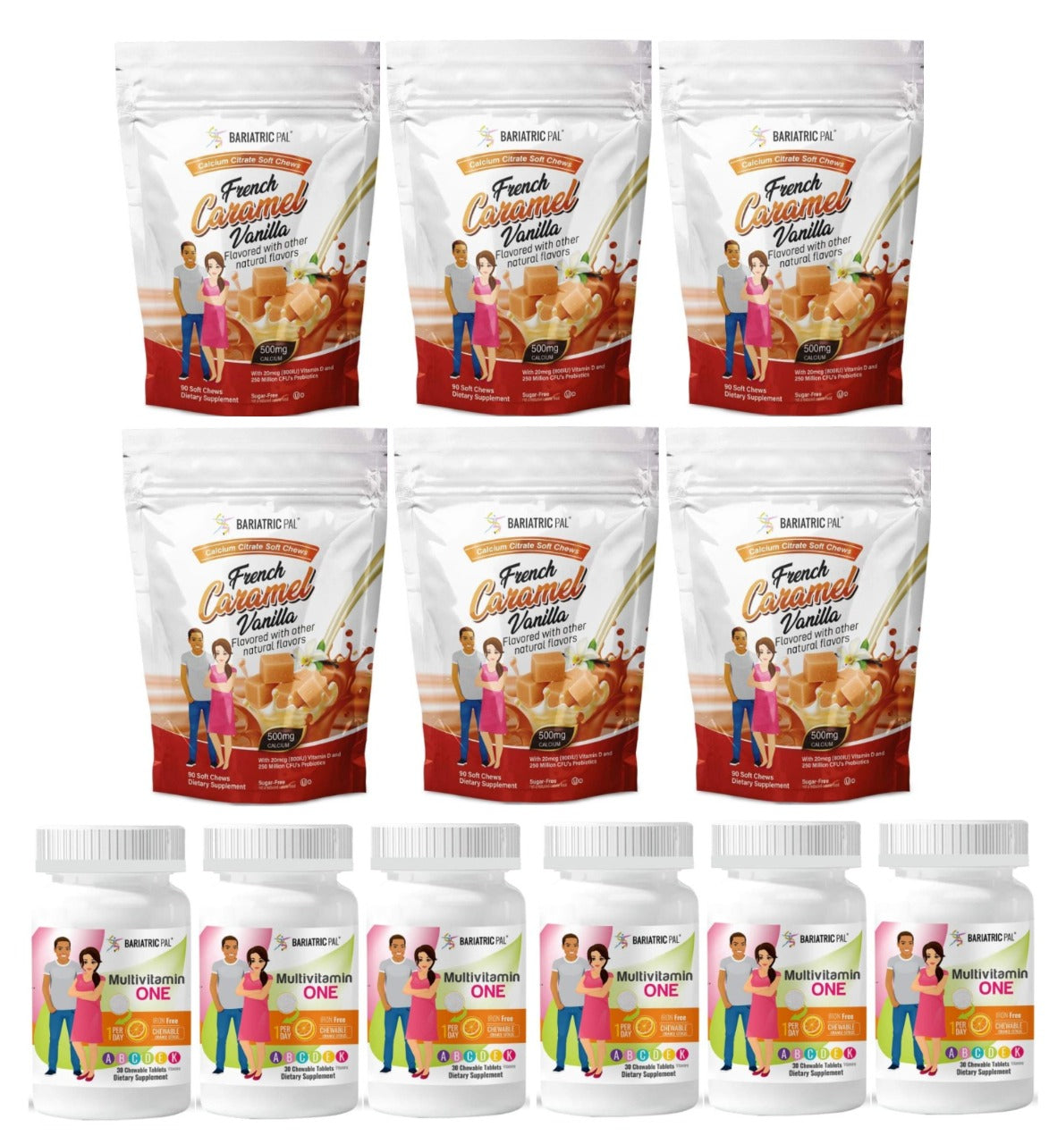 Gastric Sleeve Complete Bariatric Vitamin Pack by BariatricPal - Chewables - High-quality Vitamin Pack by BariatricPal at BariatricPal Store