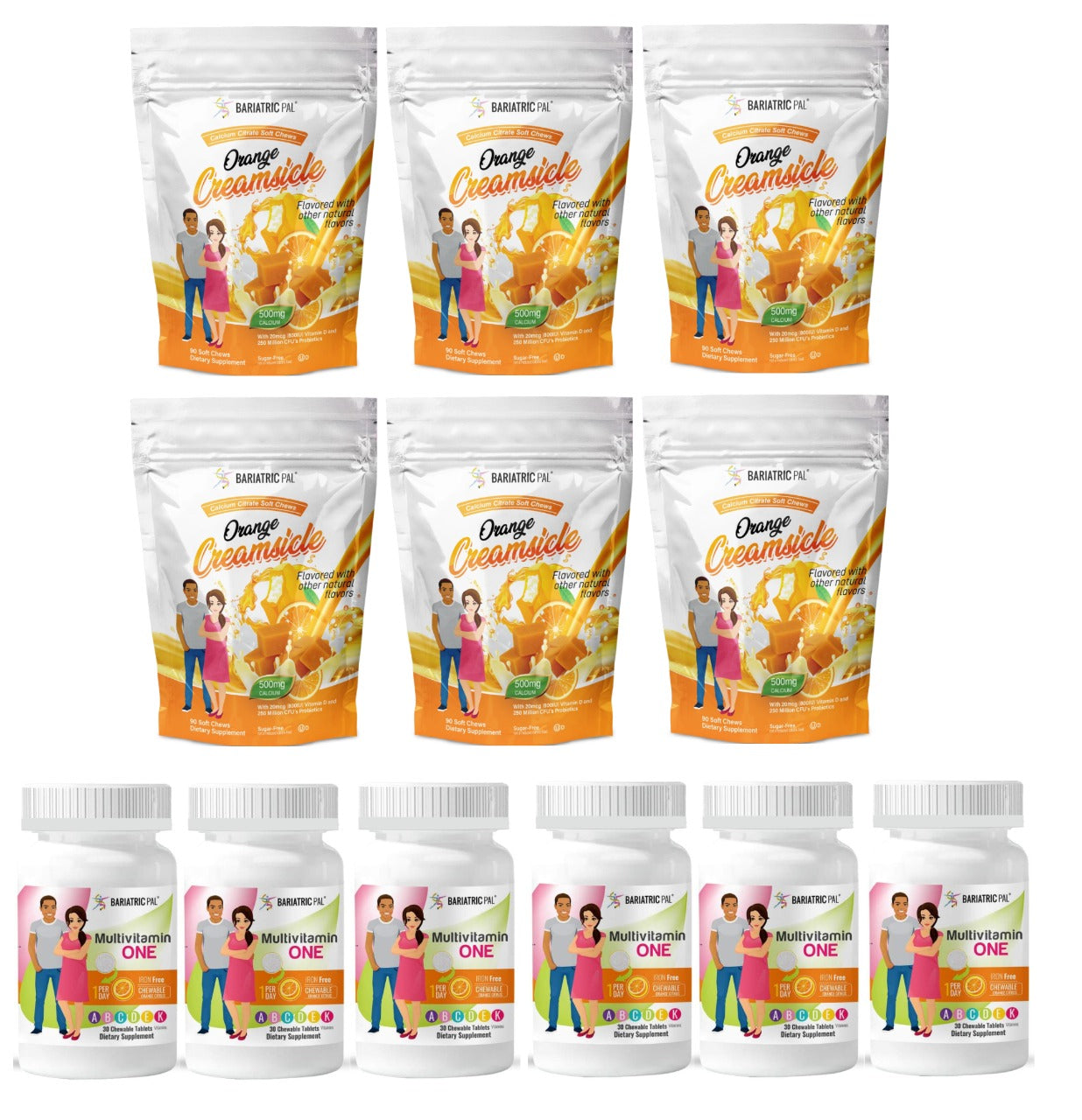 Gastric Sleeve Complete Bariatric Vitamin Pack by BariatricPal - Chewables - High-quality Vitamin Pack by BariatricPal at BariatricPal Store