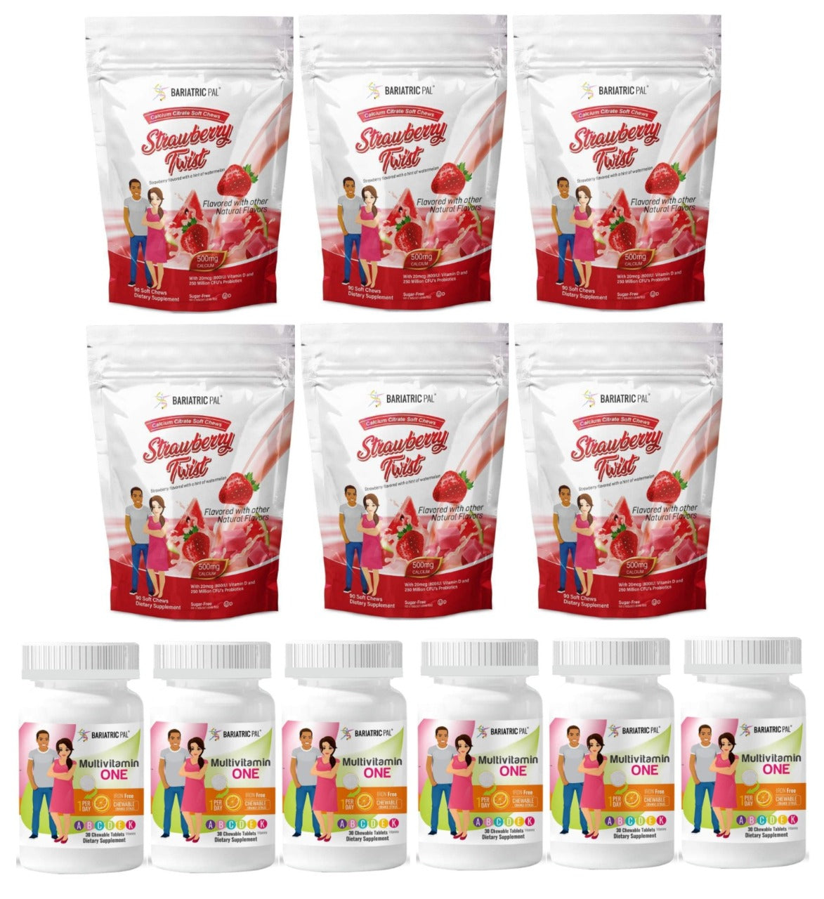 Gastric Sleeve Complete Bariatric Vitamin Pack by BariatricPal - Chewables - High-quality Vitamin Pack by BariatricPal at BariatricPal Store