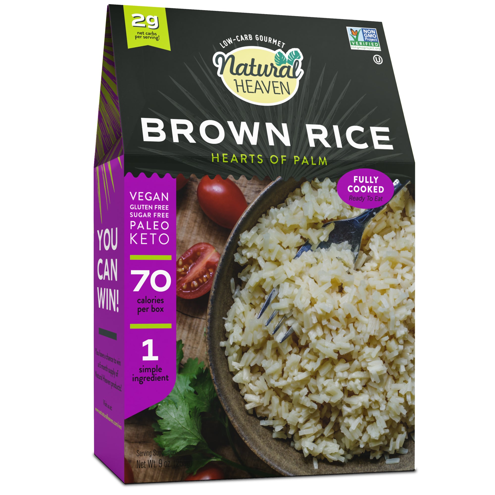 Brown Rice Hearts of Palm by Natural Heaven - High-quality Rice by Natural Heaven at BariatricPal Store