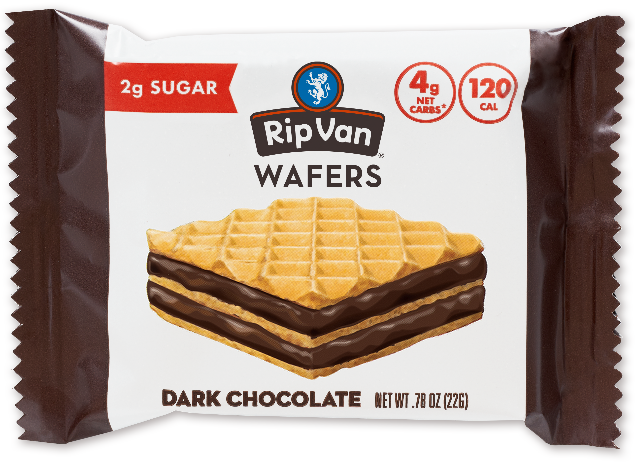 Wafer Snacks by Rip Van - Dark Chocolate - High-quality Cakes & Cookies by Rip Van at BariatricPal Store