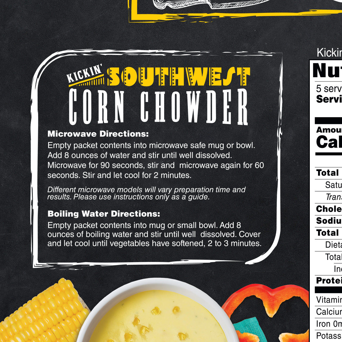 Inspire Southwest Corn Chowder - 15g Protein by Bariatric Eating - High-quality Hot Meals by Bariatric Eating at BariatricPal Store