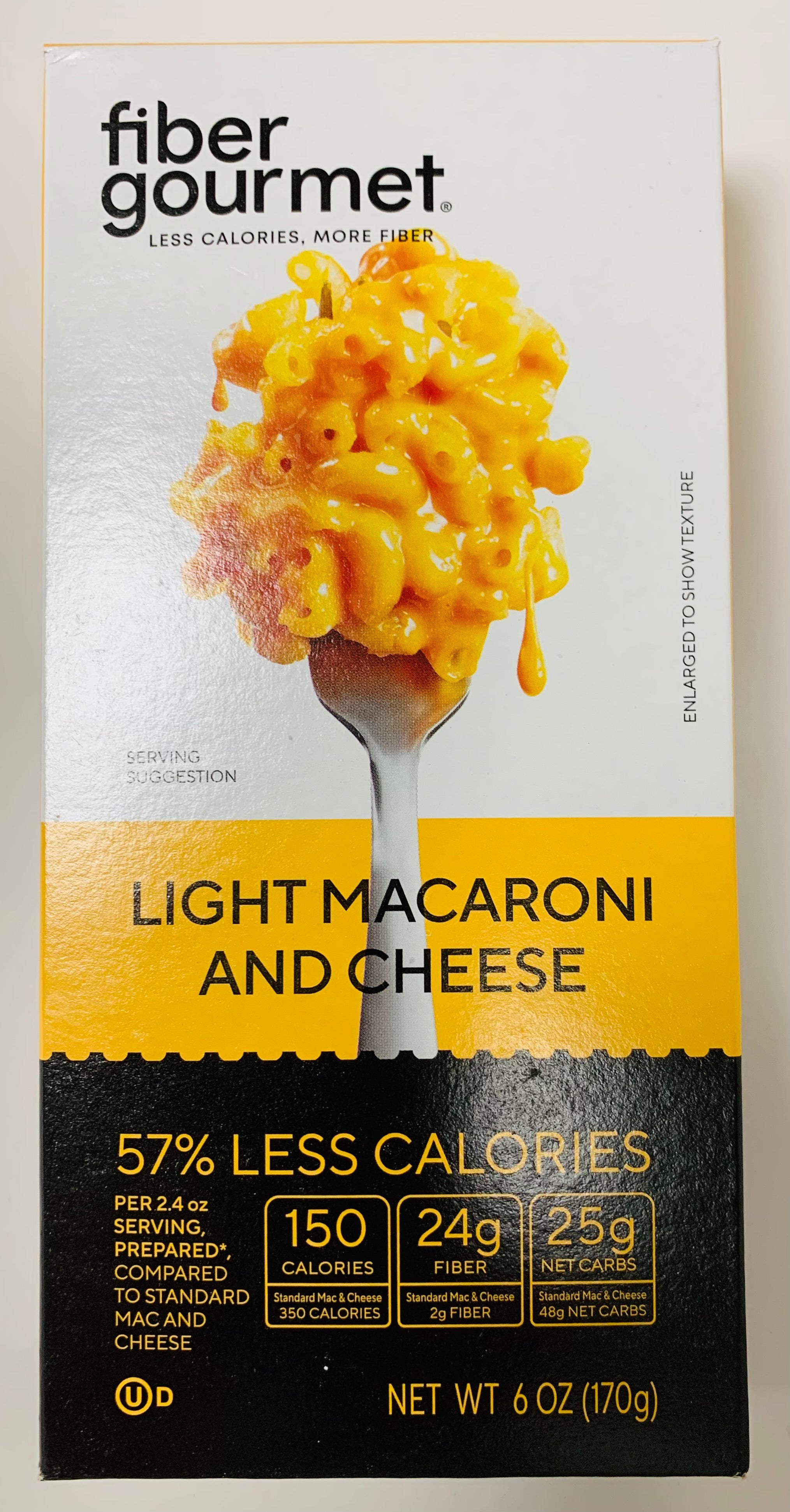 Fiber Gourmet Light Macaroni and Cheese 6 oz - High-quality Pasta by Fiber Gourmet at BariatricPal Store