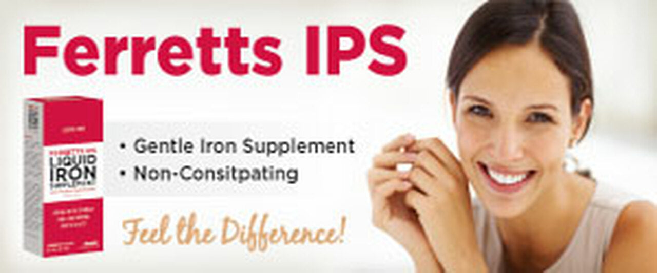 Ferretts IPS Iron (40mg) Supplement - Liquid (8oz) - High-quality Iron by Pharmics at BariatricPal Store