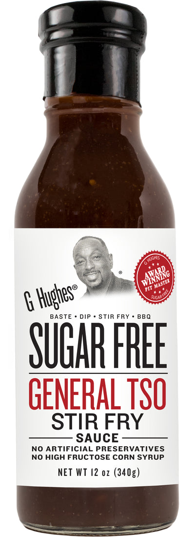 G. Hughes Smokehouse Sugar Free General Tso Stir Fry Sauce (12 oz) - High-quality Gluten Free by G Hughes at BariatricPal Store