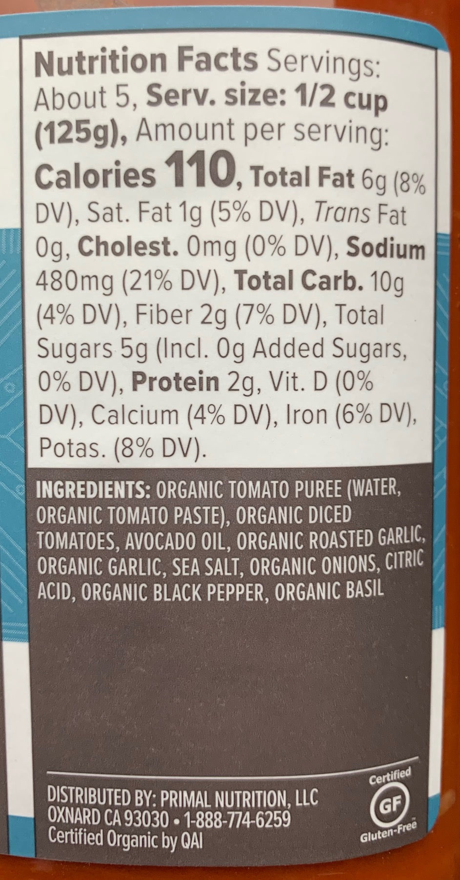 #Flavor_Roasted Garlic Marinara, 24 oz
