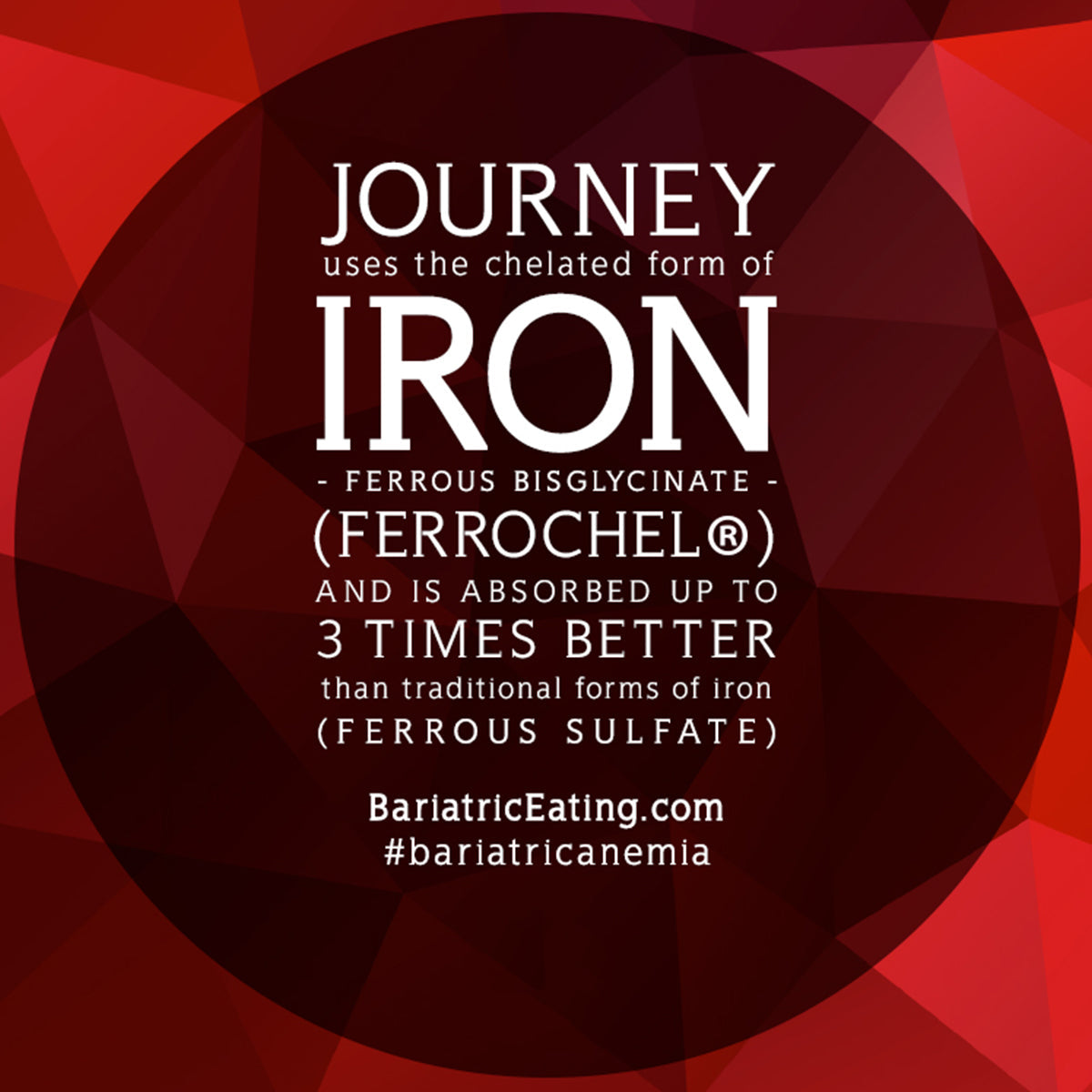 Journey 'Gentle' Iron Tiny Capsules by Bariatric Eating - High-quality Vitamins by Bariatric Eating at BariatricPal Store