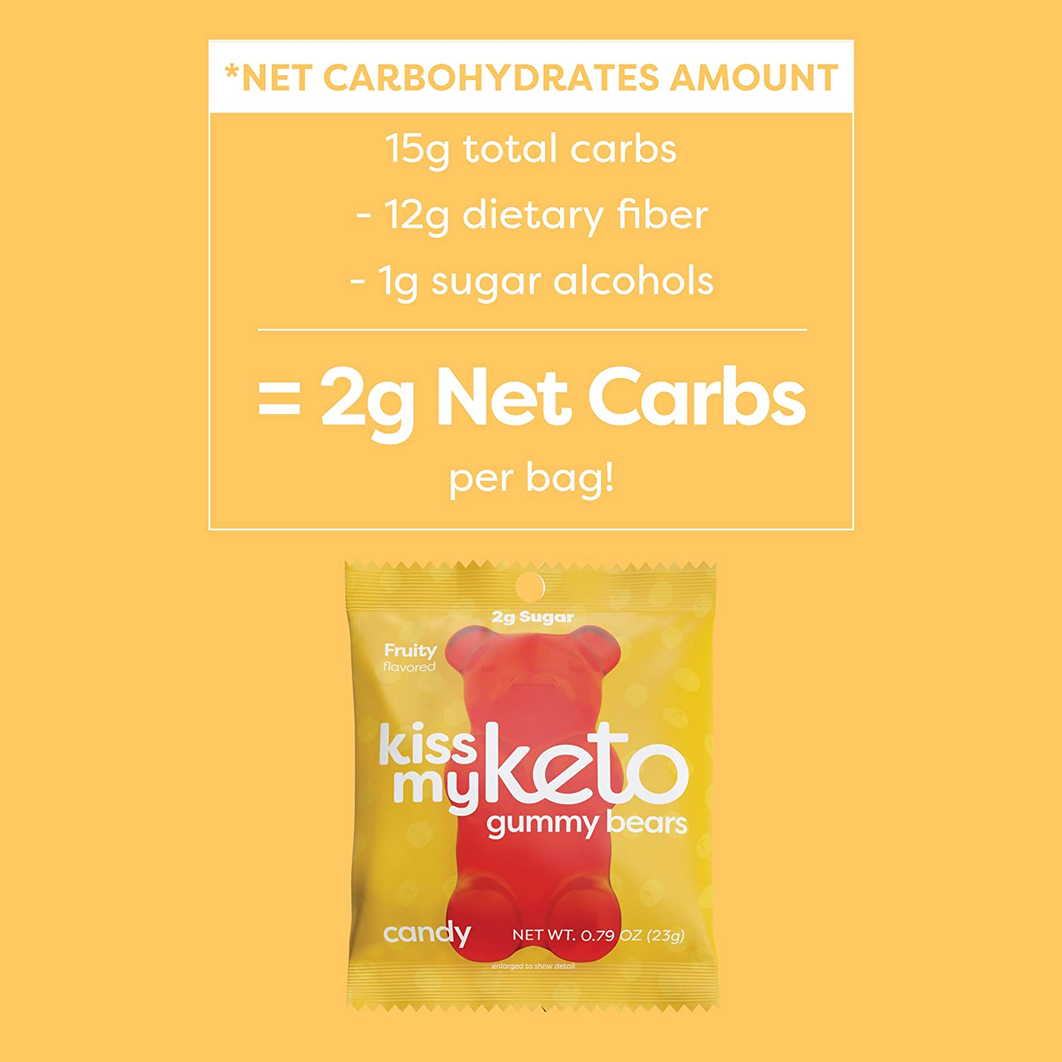 Keto Gummies by Kiss My Keto - Gummy Bears - High-quality Candies by Kiss My Keto at BariatricPal Store