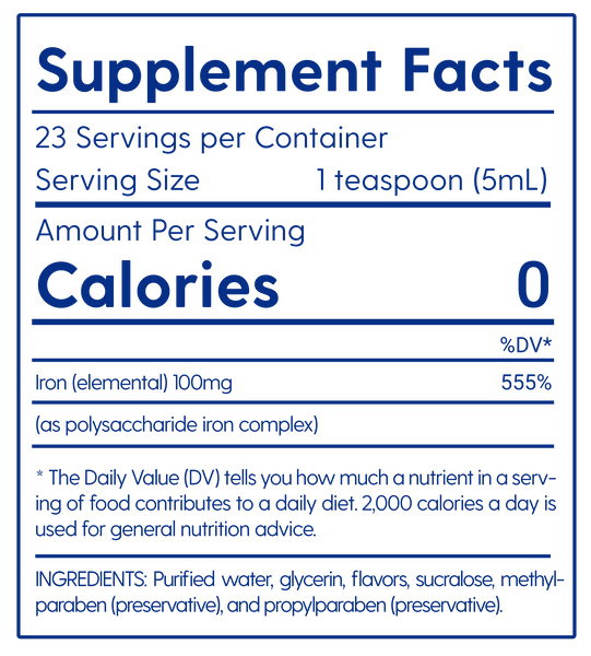 Hematex Super High Potency Liquid Iron (100mg) - High-quality Iron by Llorens Pharmaceutical at BariatricPal Store