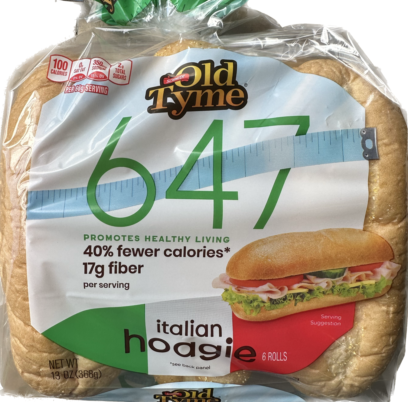 Schmidt / Old Tyme 647 Italian Hoagie 6 rolls - High-quality Bread Products by Schmidt / Old Tyme at BariatricPal Store